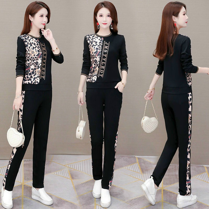 Set Bộ Dài Thể Thao Họa Tiết Beo - BTN84